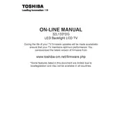 Toshiba 32L1333DG TV manual cover