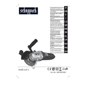 Scheppach Multi Cut 5 4901801000 Saw manual cover