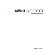 Yamaha KP-300 Karaoke Processor manual cover