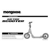 Mongoose Air Tire Scooter manual cover