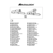 McCulloch ES718 manual cover