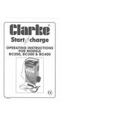 Clarke BC300 Battery Charger manual cover