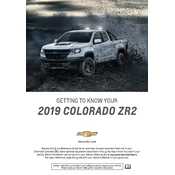 Chevrolet Colorado ZR2 2019 manual cover