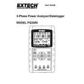 Flir Extech PQ3450 Datalogger manual cover