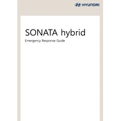 Hyundai Sonata Hybrid 2011 Sedan manual cover