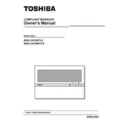 Toshiba BMS-CM1280FTLE Compliant Manager manual cover