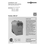 Viessmann Vitoflex 300-UF 390 Pyrocontrol Control Boiler manual cover