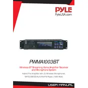 Pyle PWMA1003BT Microphone System manual cover