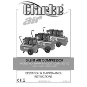 Clarke 2320885 SHHH 100 50 Air Compressor manual cover