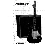 Peavey Detonator JX Guitar manual cover