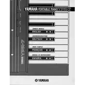 Yamaha YPR-7 Piano manual cover