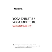 Lenovo YOGA Tablet 8 Tablet manual cover