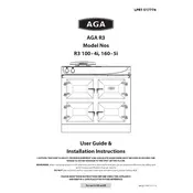 AGA R3 100-4i Cooker manual cover