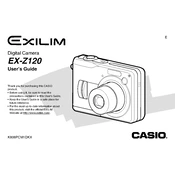 Casio EXZ120 Camera manual cover