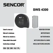 Sencor SWS 4300 Weather Station manual cover