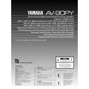 Yamaha AV-90PY Amplifier manual cover