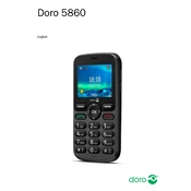 Doro 5860 Phone manual cover