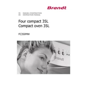 Brandt FC350MW Oven manual cover