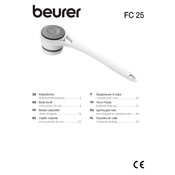 Beurer FC 25 Body Brush manual cover