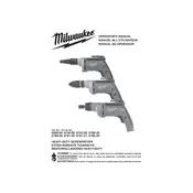 Milwaukee 6580-20 Screwdriver manual cover