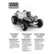 Power Wheels Mattel Barbie Dune Racer Y9367 Toy manual cover