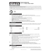 Sealey AK223 Wrench manual cover