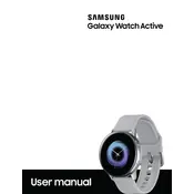 Samsung Galaxy Watch Active SM-R500NZSAXAR Watch manual cover