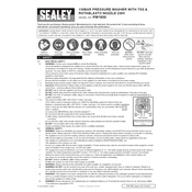 Sealey PW1850 Pressure Washer manual cover