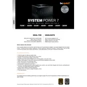 be quiet! System Power 7 450W Power Supply manual cover