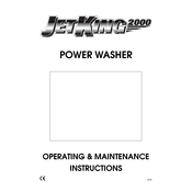 Clarke 7320060 JetKing 2000 Electric Power Washer manual cover