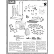 Barbie Mattel Cali Girl Luau G9060 Toy manual cover