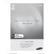 Samsung DV419A Dryer manual cover