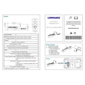 Lowrance Splitshot Transducer manual cover