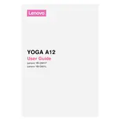 Lenovo YOGA A12 YB-Q501F Tablet manual cover