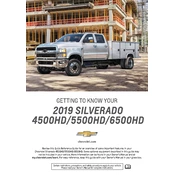 Chevrolet Silverado 4500HD 2019 manual cover