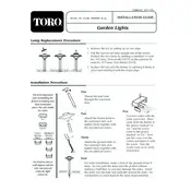 Toro Garden Lights 52206 Light Kit manual cover