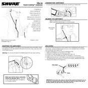 Shure 12C-M Earphones manual cover