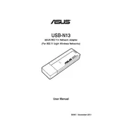 ASUS USB-N13 Adapter manual cover