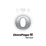 Xerox OmniPage16 Software manual cover