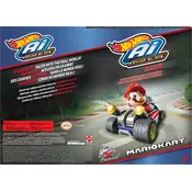 Hot Wheels Mattel Ai Mario Kart FFL33 Toy manual cover