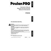 Poulan Pro PPB300E Trimmer manual cover