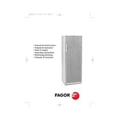 Fagor FD-27AXUK Refrigerator manual cover