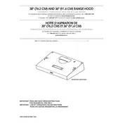 Whirlpool WVU37UC0FS Hood manual cover