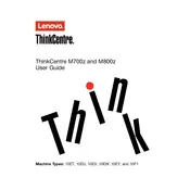 Lenovo ThinkCentre M700z Computer manual cover