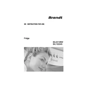 Brandt BIL13224S Refrigerator manual cover