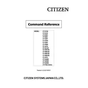 Citizen CT-S4500 Printer manual cover