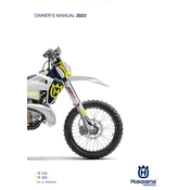 Husqvarna TE 250 2023 Motorcycle manual cover