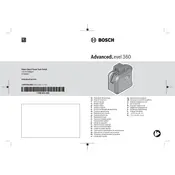 Bosch AdvancedLevel 360 Laser manual cover