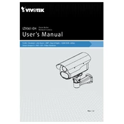 Vivotek IZ9361-EH Camera manual cover