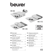 Beurer HK 70 Heat Pad manual cover